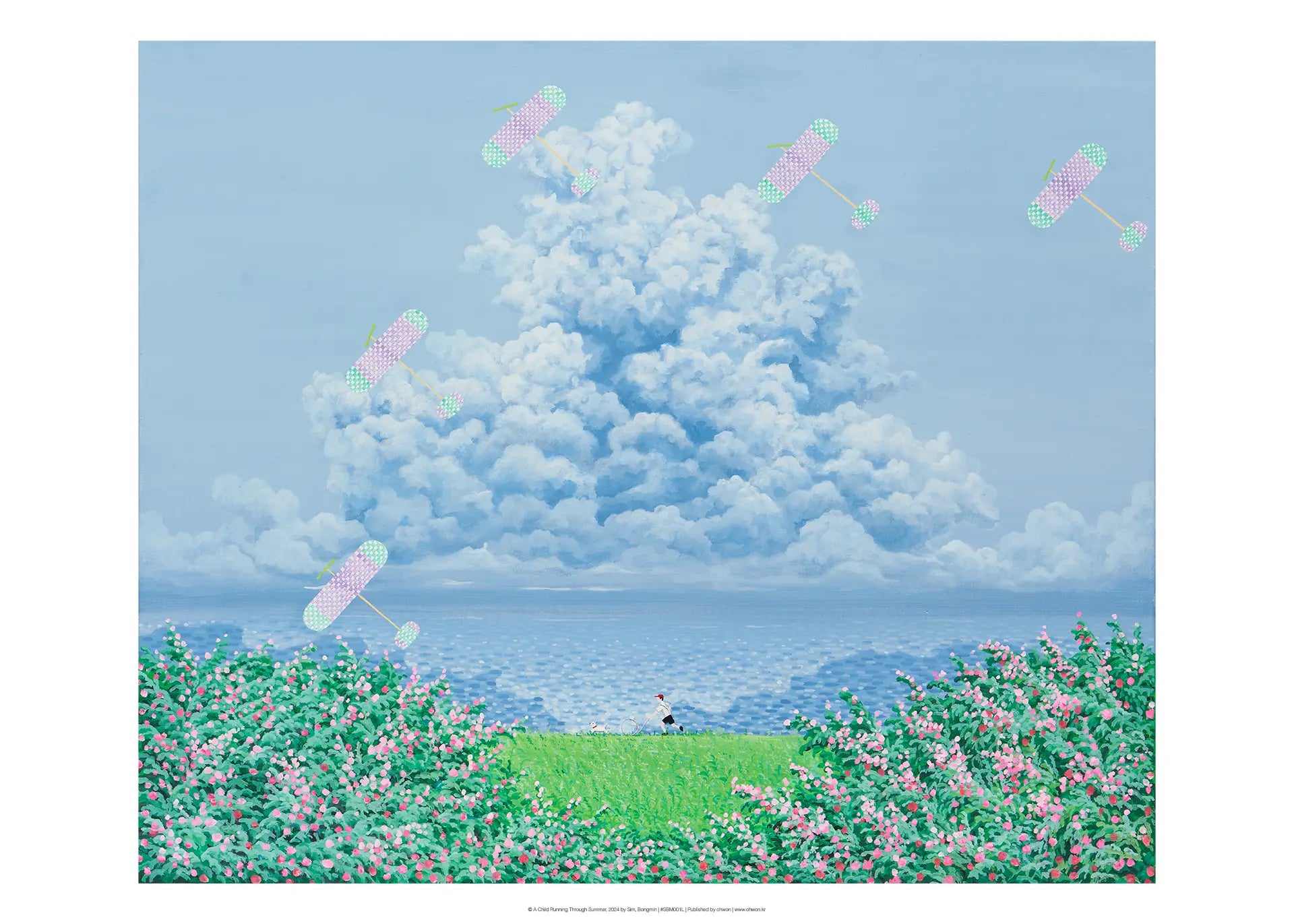 A Child Running Through Summer