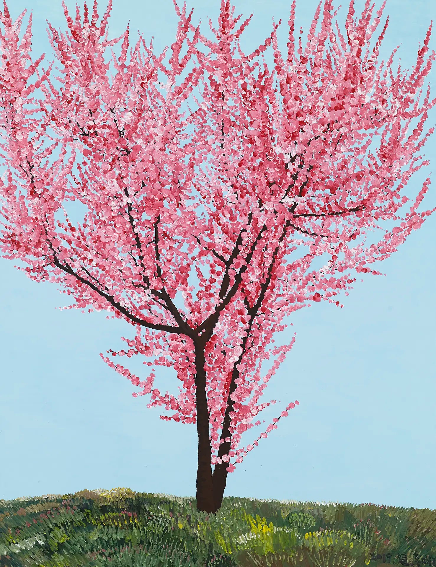 Red Plum Blossoms