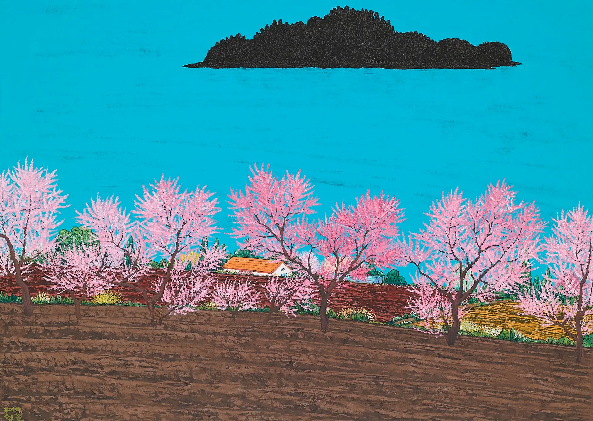 Namhae with Peach Blossoms