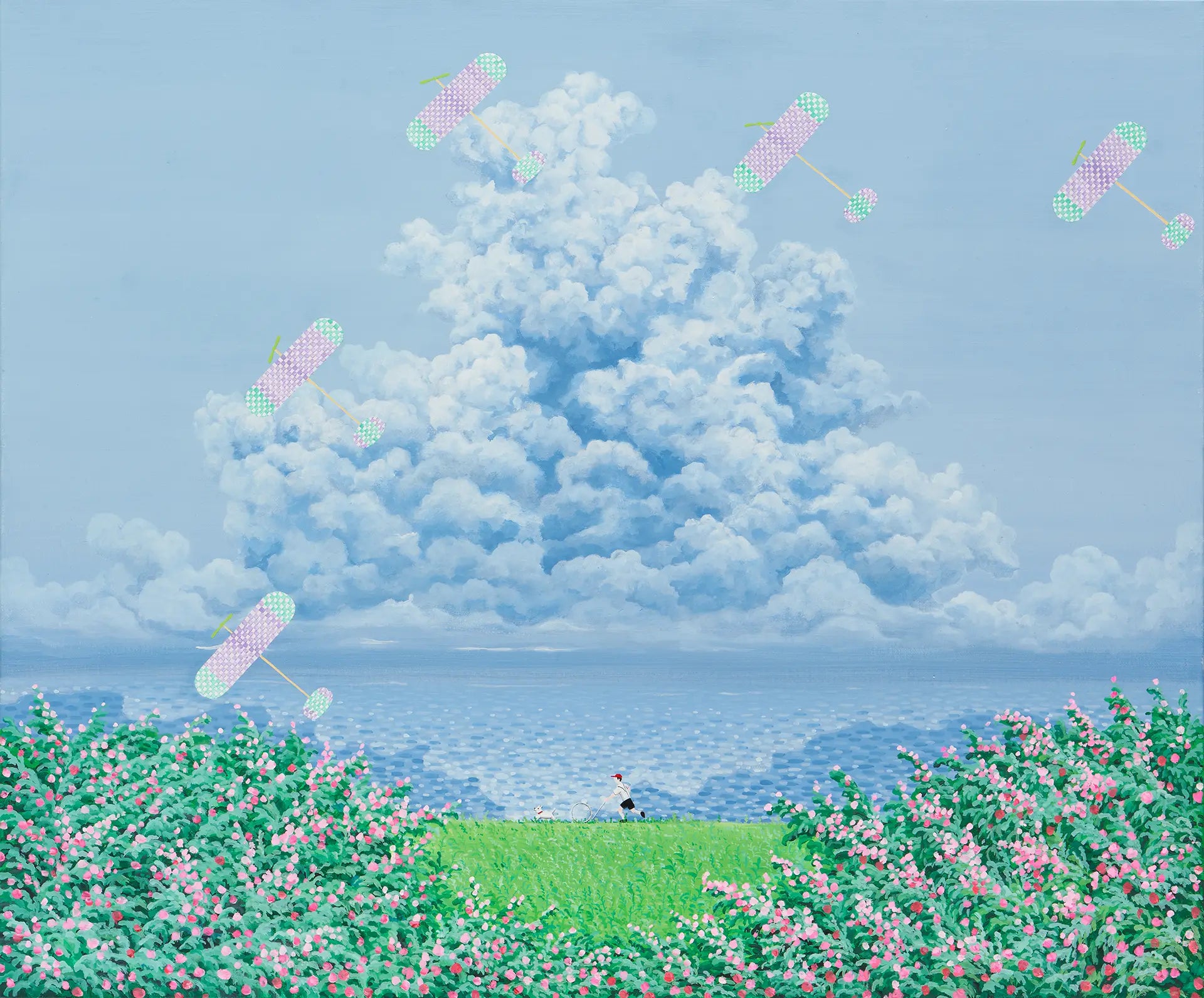A Child Running Through Summer